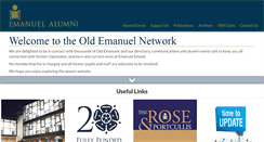 Desktop Screenshot of emanuelalumni.org.uk